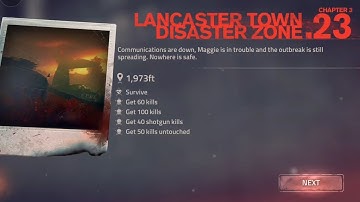 INTO THE DEAD 2 GAMEPLAY - #23 | CHAPTER 3 : LANCASTER TOWN DISASTER ZONE |