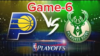 INDIANA PACERS VS. MILWAUKEE BUCKS | GAME 6 1ST ROUND PLAYOFFS /2024