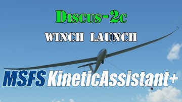 MSFS Discus-2c glider & KineticAssistant+