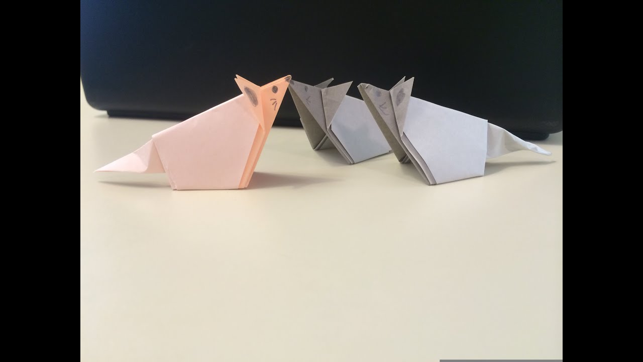 Origami for Beginners: Mouse - YouTube