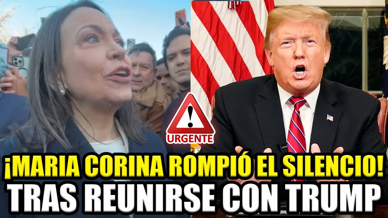 🚨ÚLTIMO MOMENTO MARIA CORINA MACHADO DA PRIMERAS PALABRAS TRAS REUNIÓN CON TRUMP EN LA CASA BLANCA