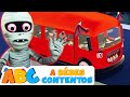 ABC Español | Las Ruedas del Autobús en Halloween - Canciones Infantiles | A Bebés Contentos