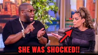 Sunny Hostin SHUT DOWN By Rapper LIVE On The View