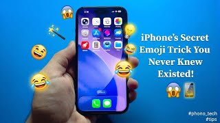 iPhone’s Secret Emoji Trick You Never Knew Existed 😱📱#phono_tech #tips Net Worth