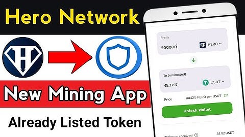 Hero Network Mining | Already Listed Token | Instant Claim 86 K $Hero Token Witdrow open