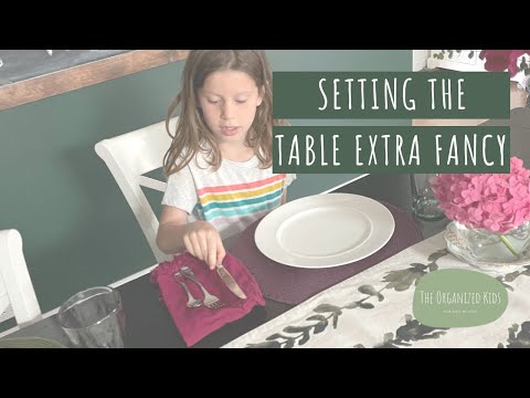 How To Set The Table Extra Fancy