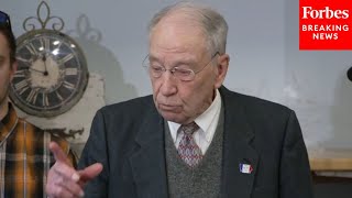 'It Won't Allow Me To Vote': Chuck Grassley Grilled By Constituent Over The SAVE Act