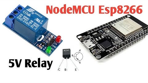 How to use 5V relay board with Node MCU Esp8266