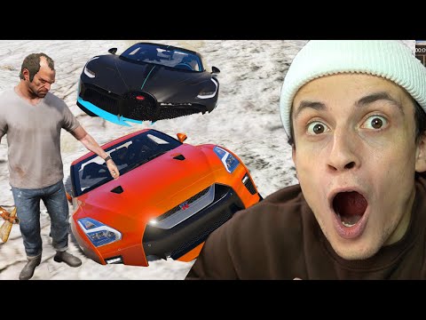 ტრევორი ეძებს მიტოვებულ ძვირიან მანქანებს GTA5 ში !