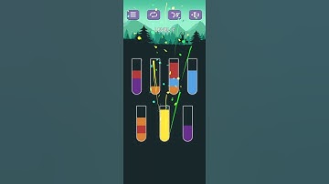 water sort puzzle (Level - 7) #battle #blocks #simulation #adhd #animation