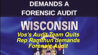 Wisconsin Audit Policemen Quit!! Speaker Robin Vos is silent and State Rep Timothy Ramthun speaks!!!