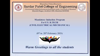(Day-8 Session-1)Induction Programme for F.Y. B.Tech. Students Wealth