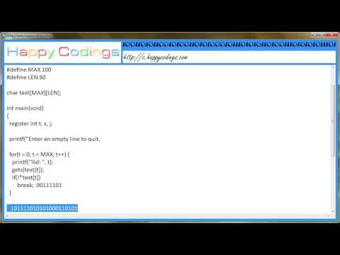 A very simple text editor c code example