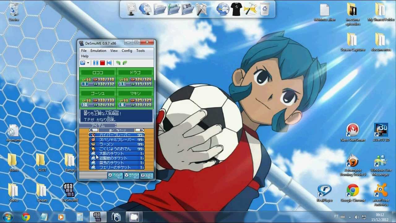 Inazuma Eleven 3 The Ogre: Cheats todos los Objetos