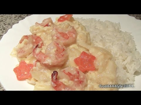 (HD) RECIPE: Stir-fry Shrimp with Scrambled Eggs on Rice 滑蛋蝦仁飯