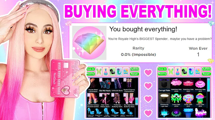 Buying EVERYTHING POSSIBLE In Royale High *HUGE DIAMOND SPENDING SPREE*