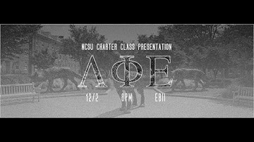 Charter Conquest Class Reveal | Lambda Phi Epsilon at NC State