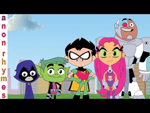 Animation English Nursery Rhymes & Songs For Children | Teen Titans Go Finger Family For Babies