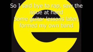 You Can&#39;t Rap Lyrics - Example