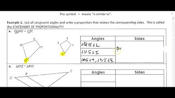 Chapter 11 Similarity - 11.1B Similar Polygons video #1