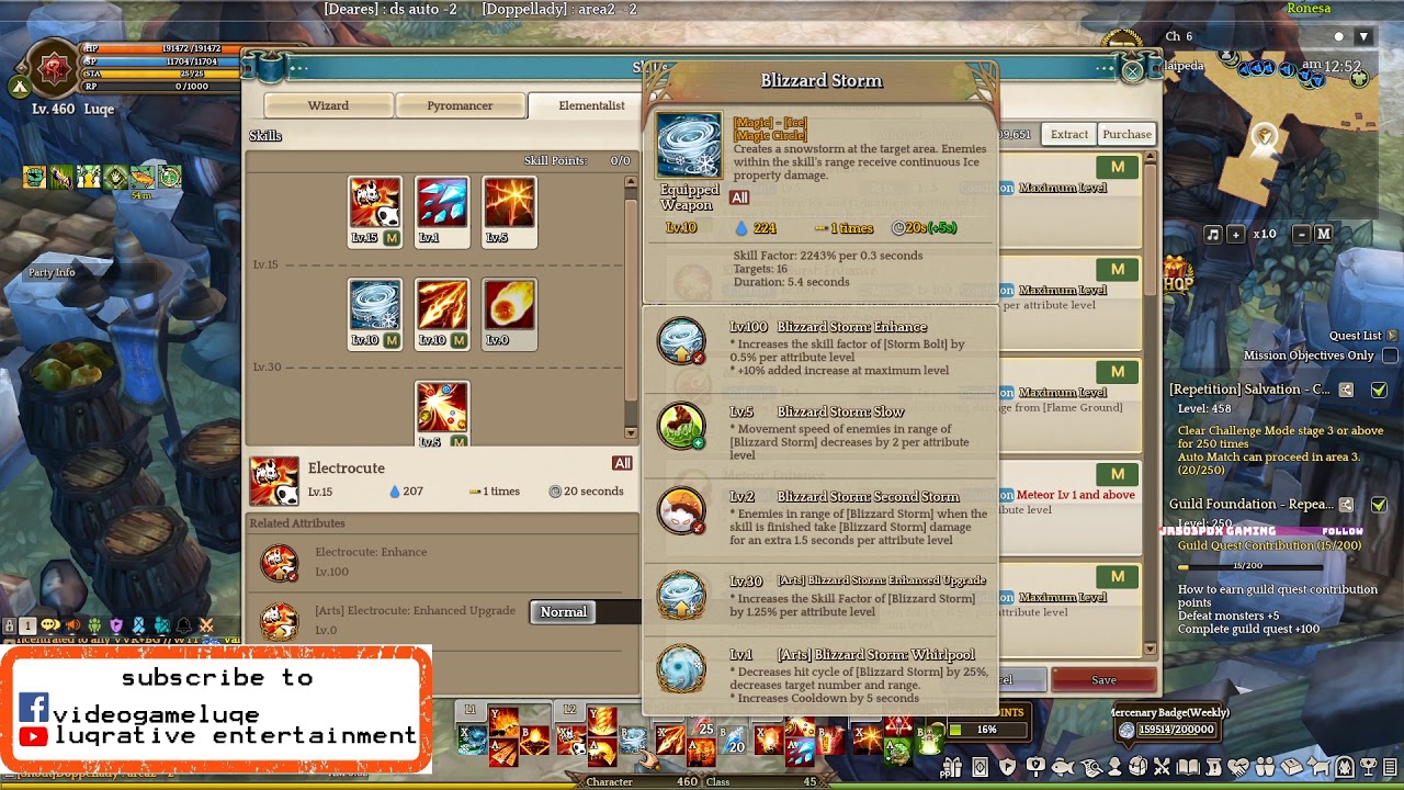 tree of savior ปรับหน้าจอ  Update 2022  tree of savior my Pyro Elementalist Taoist build