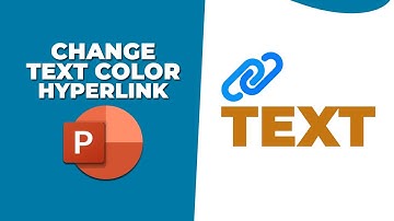 How to Change Text Color in PowerPoint hyperlink