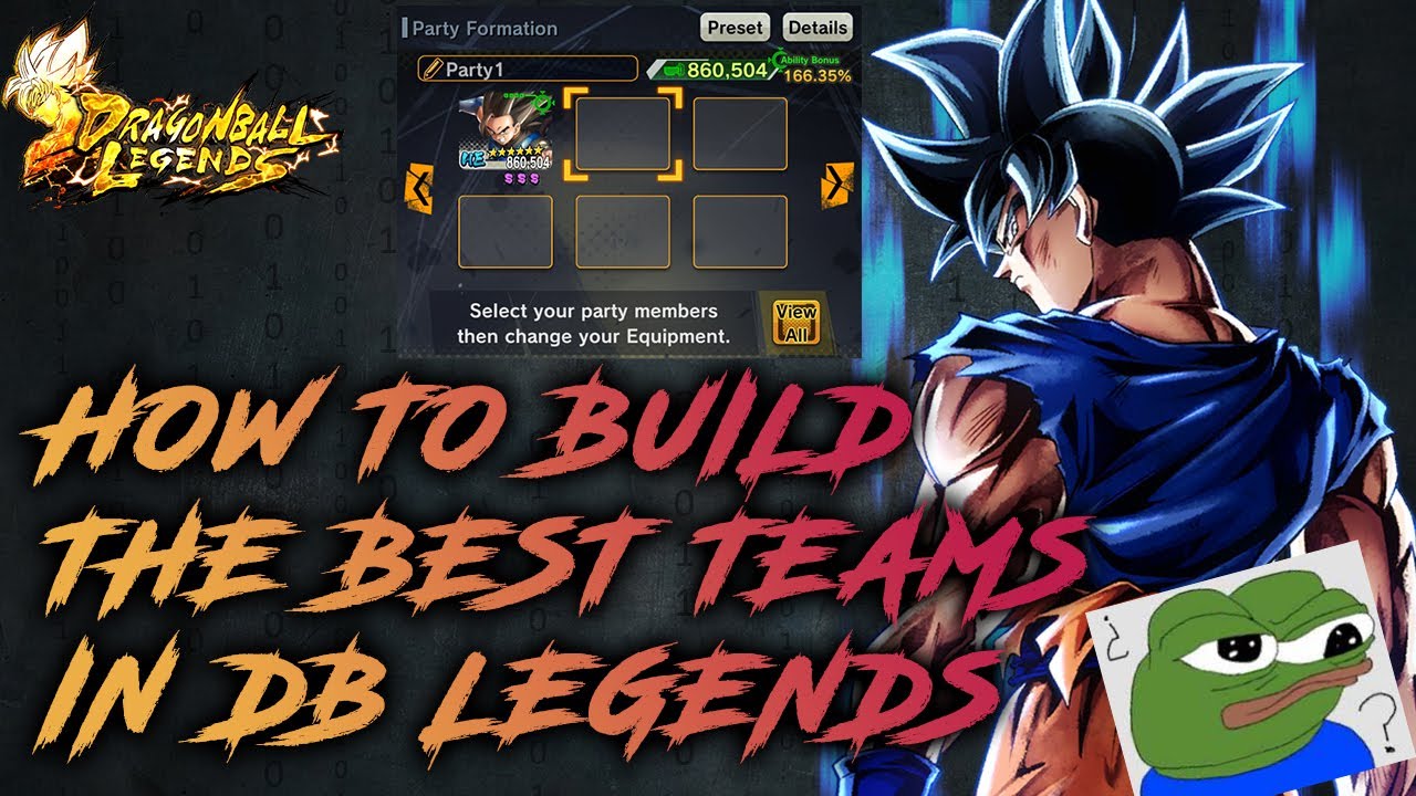 ULTIMATE TEAM BUILDING GUIDE for Dragon Ball Legends YouTube
