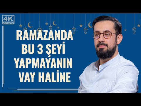 Ramazanda Bu 3 Şeyi Yapmayanın Vay Haline - Nefsin Terbiyesi | Mehmet Yıldız @hayalhanem
