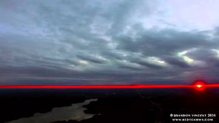 Phantom 3 Pro - Time Lapse of Mid-Level Cloud Cover at Sunrise