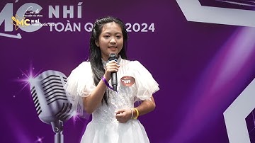 MC NHÍ NGUYỄN TỐ QUYÊN - SBD 089 - BÀI DỰ THI VÒNG TUYỂN CHỌN - CUỘC THI MC NHÍ TOÀN QUỐC 2024