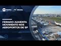 Feriado prolongado aumenta movimento em aeroportos de Congonhas e Guarulhos, em SP | #SBTBrasil