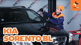 Hur byter man Torkarbladsats KIA SORENTO I (JC) - online gratis video