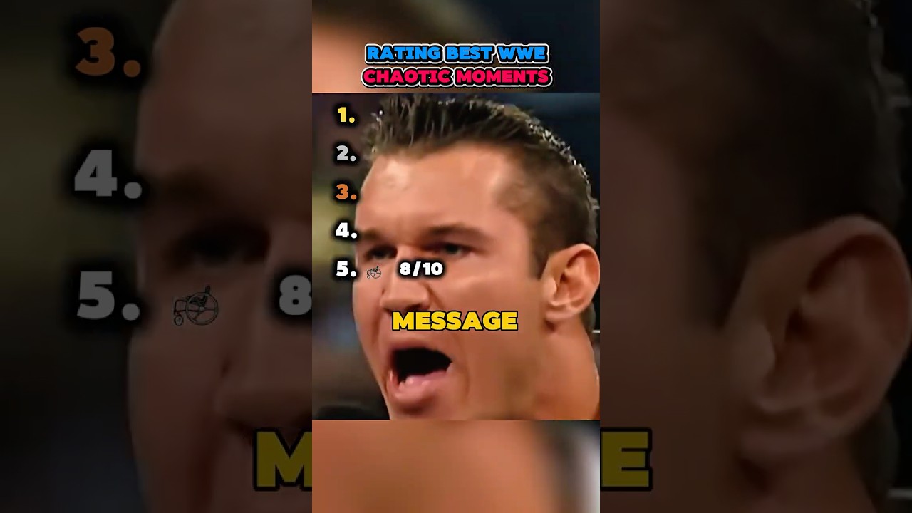 Rating BEST WWE CHAOTIC Moments 🚑