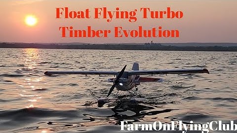 Turbo Timber Evolution on Floats plus Reverse Thrust landing!