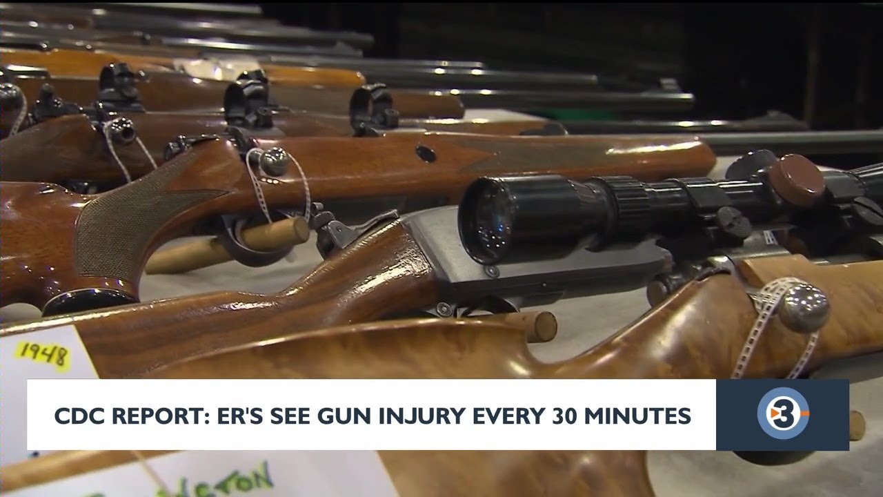 CDC report: Er's sees gun injury every 30 minutes