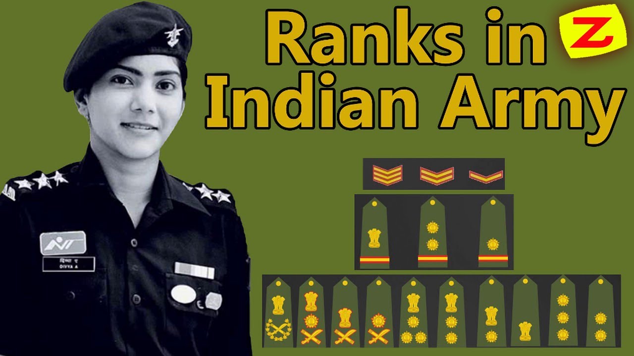 Indian Army Officers Ranks Indian Army Officer Roles, Hierarchy, Rank
