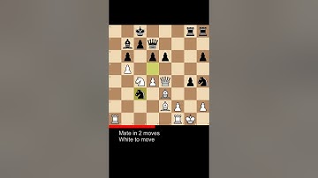 0167. Subscribe for daily chess puzzle! Mate in 2 puzzle