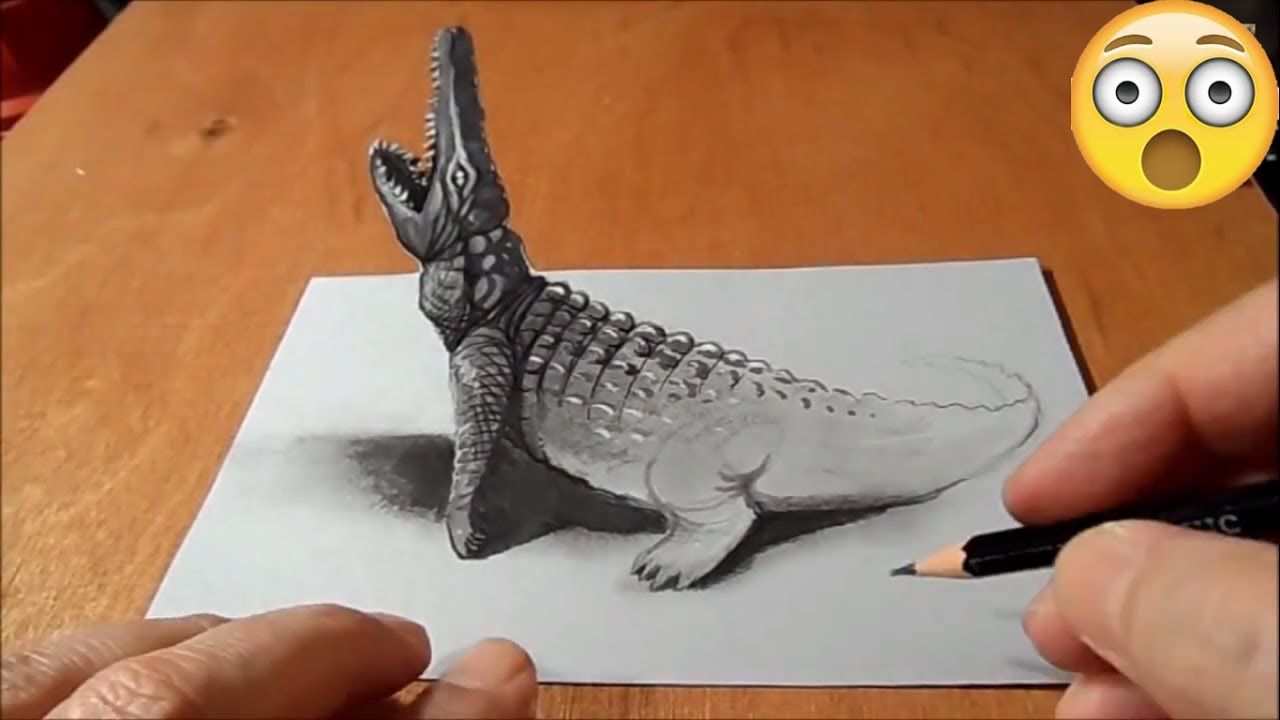 Dibujos A Lapiz En 3d De Animales