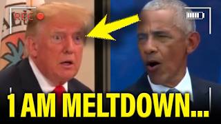 🚨Trump CRASHES OUT at 1 AM over Obama…