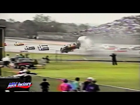 Rusty Wallace Big Crash 1993 NASCAR Winston 500