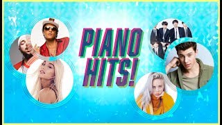 Piano Hits ♫ Pop Songs 2018 : 1 hour of Billboard hits - music for classroom ,study pop instrumental