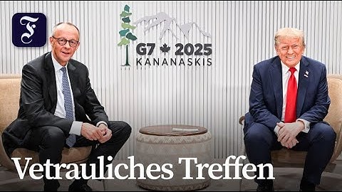 Bilaterales Treffen von Merz und Trump vor dem G7-Gipfel