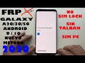 SALTAR CUENTA GOOGLE FRP SAMSUNG GALAXY A20 20s A10 10s A10e S8 S9  Y  MUCHO MAS ANDROID 9/10 2022