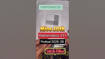 Nios 10th mathematics-211 solved Prctical English medium #urdu #reels #shorts #niosmathematics