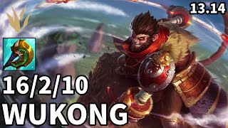 Wukong Jungle vs Poppy - EUW Diamond 1 | Patch 13.14