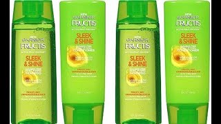 Review - Garnier Fructis Sleek & Shine Shampoo and Conditioner