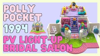 TOY TOUR: 1994 Pollyville LightUp Bridal Salon | Vintage Polly Pocket Collection