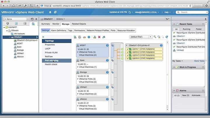 Port Mirroring - VMware vSphere Distributed Switch