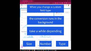 What are the points to consider while changing Field Types?