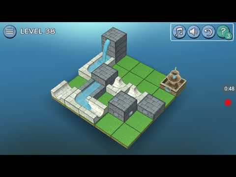 Flow water fountain 3D puzzle basic walkthrough level 38